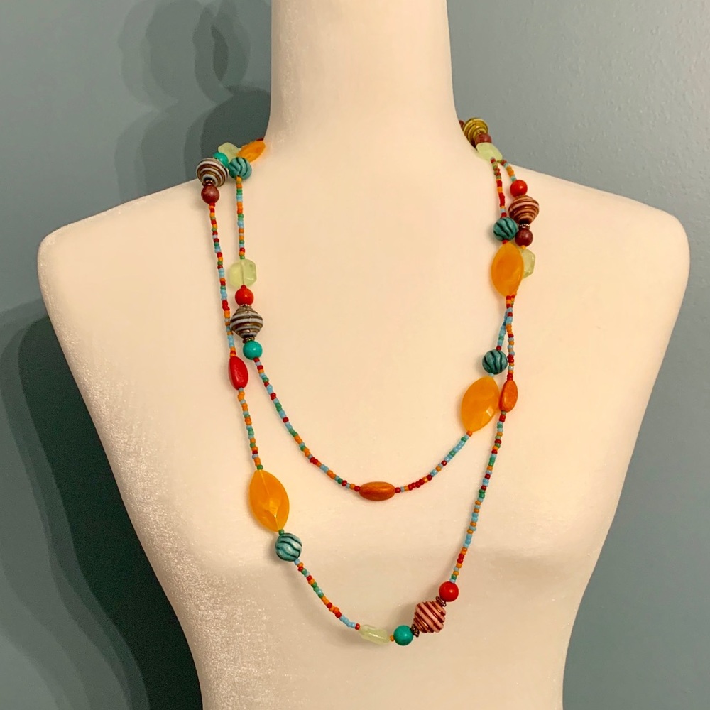 Multicolored Bead Necklace